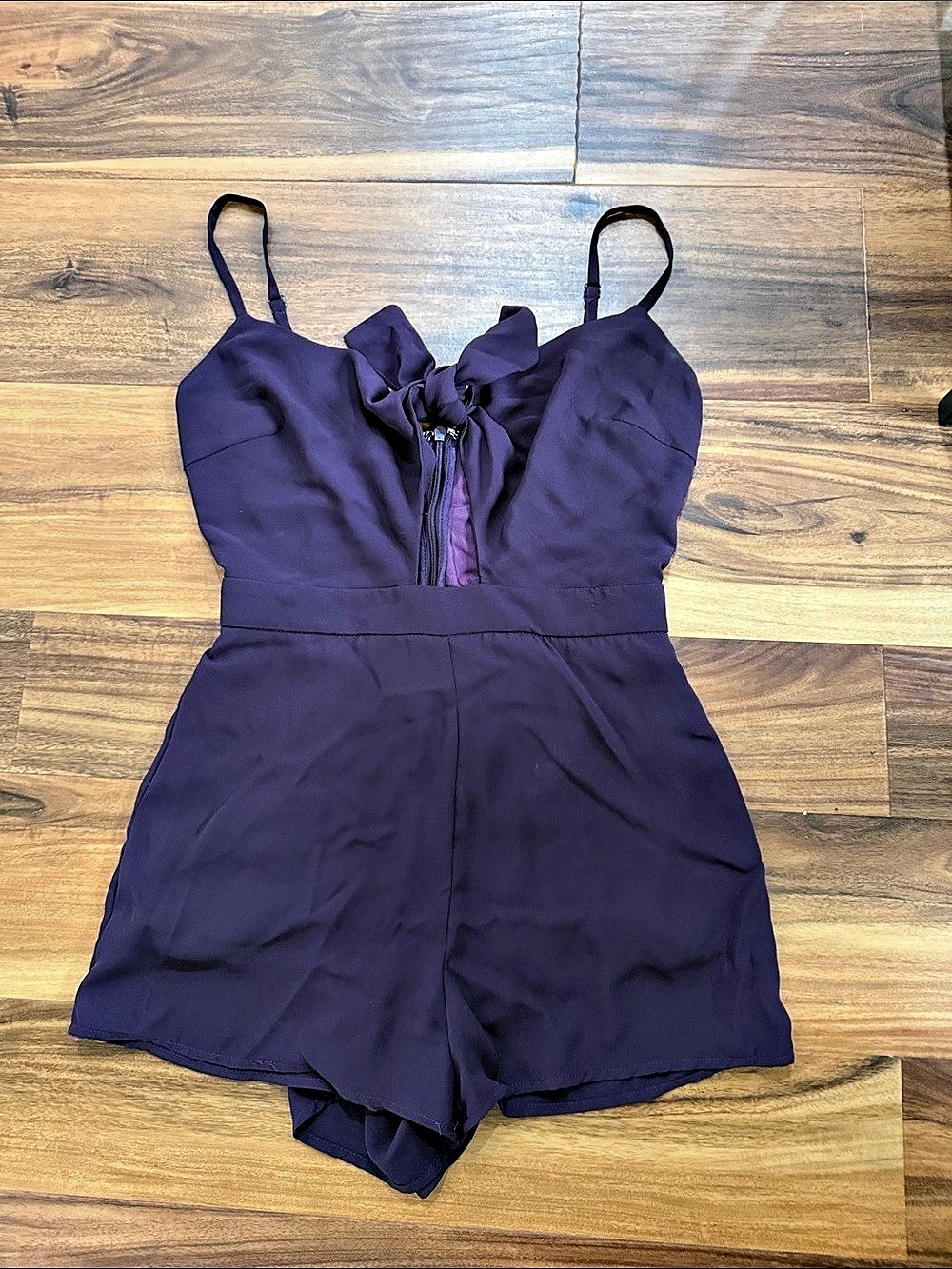 Hunny Belle Purple Romper Size Small Like New